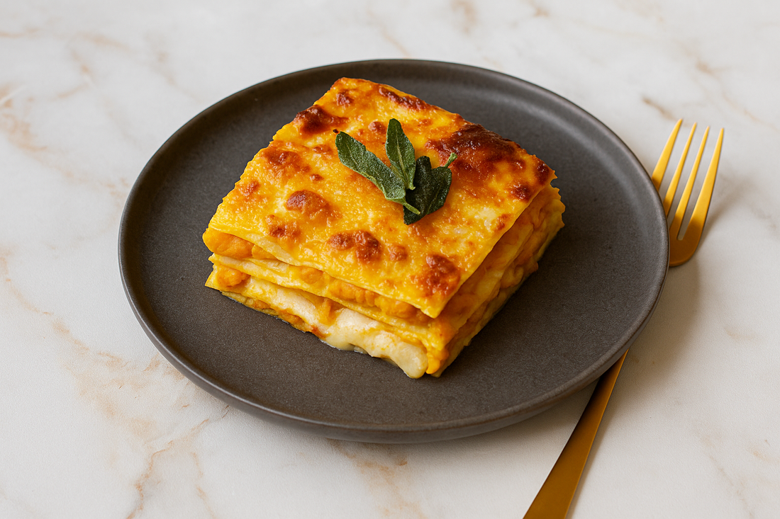 Pumpkin lasagne