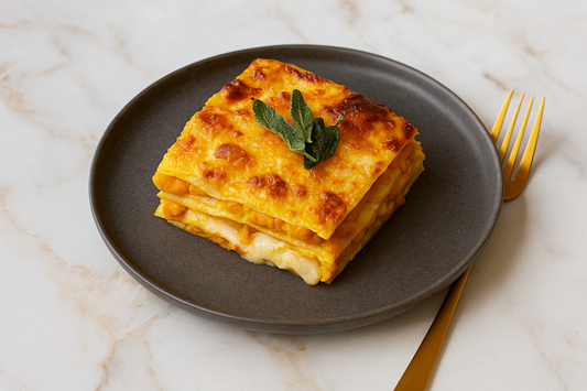 Pumpkin lasagne