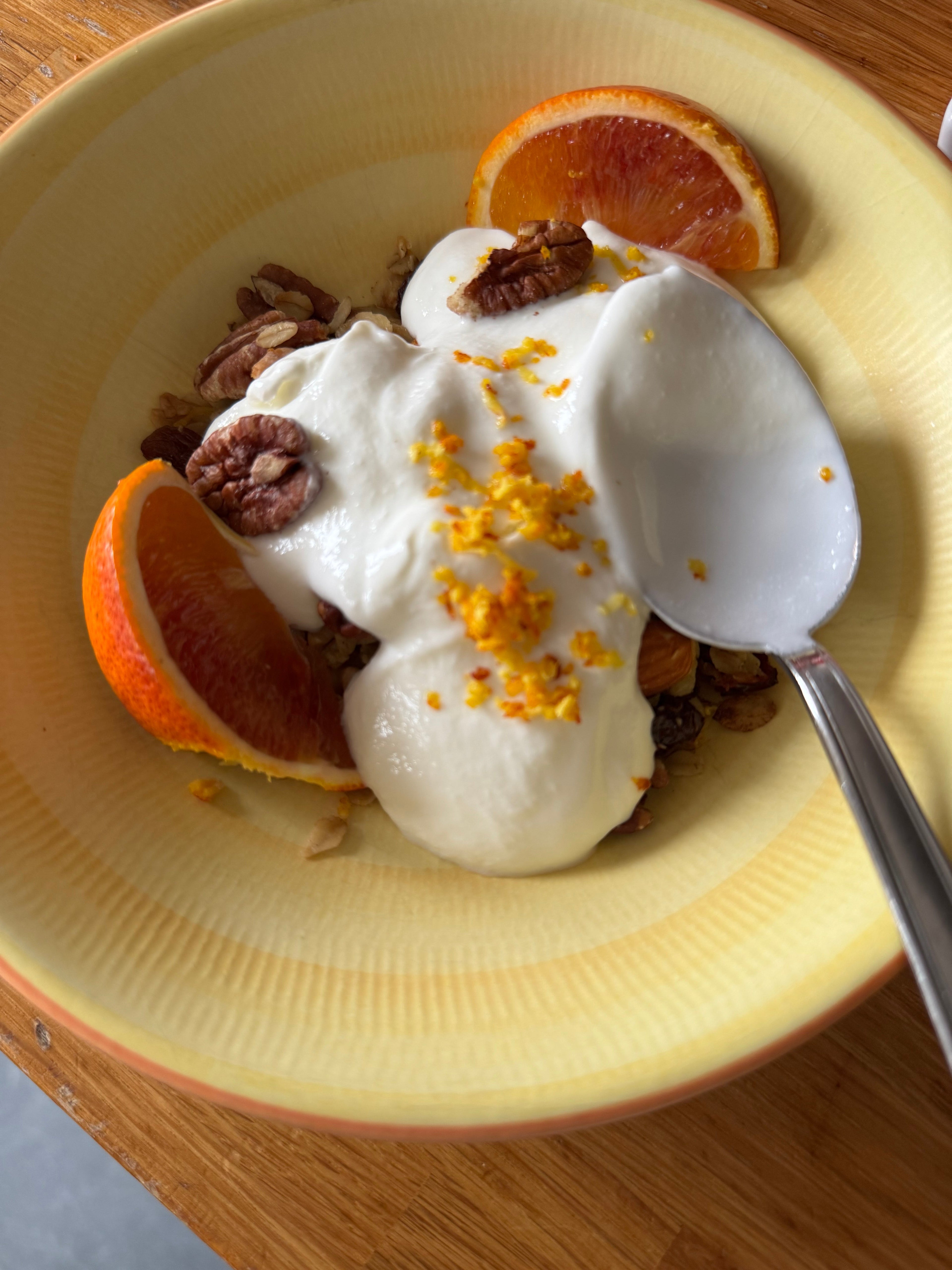 Blood Orange Nutty Granola