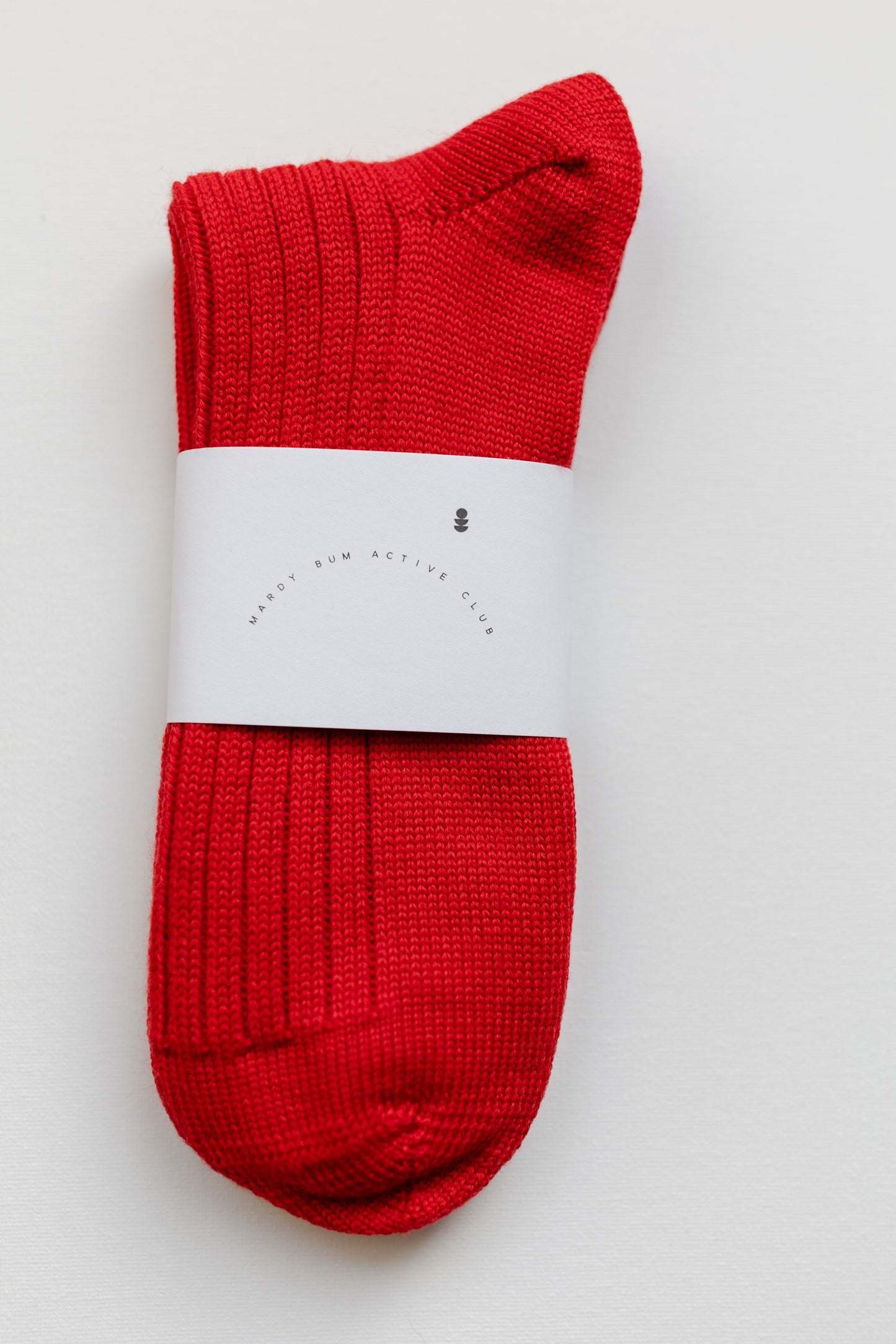 Red Soft Wool Socks
