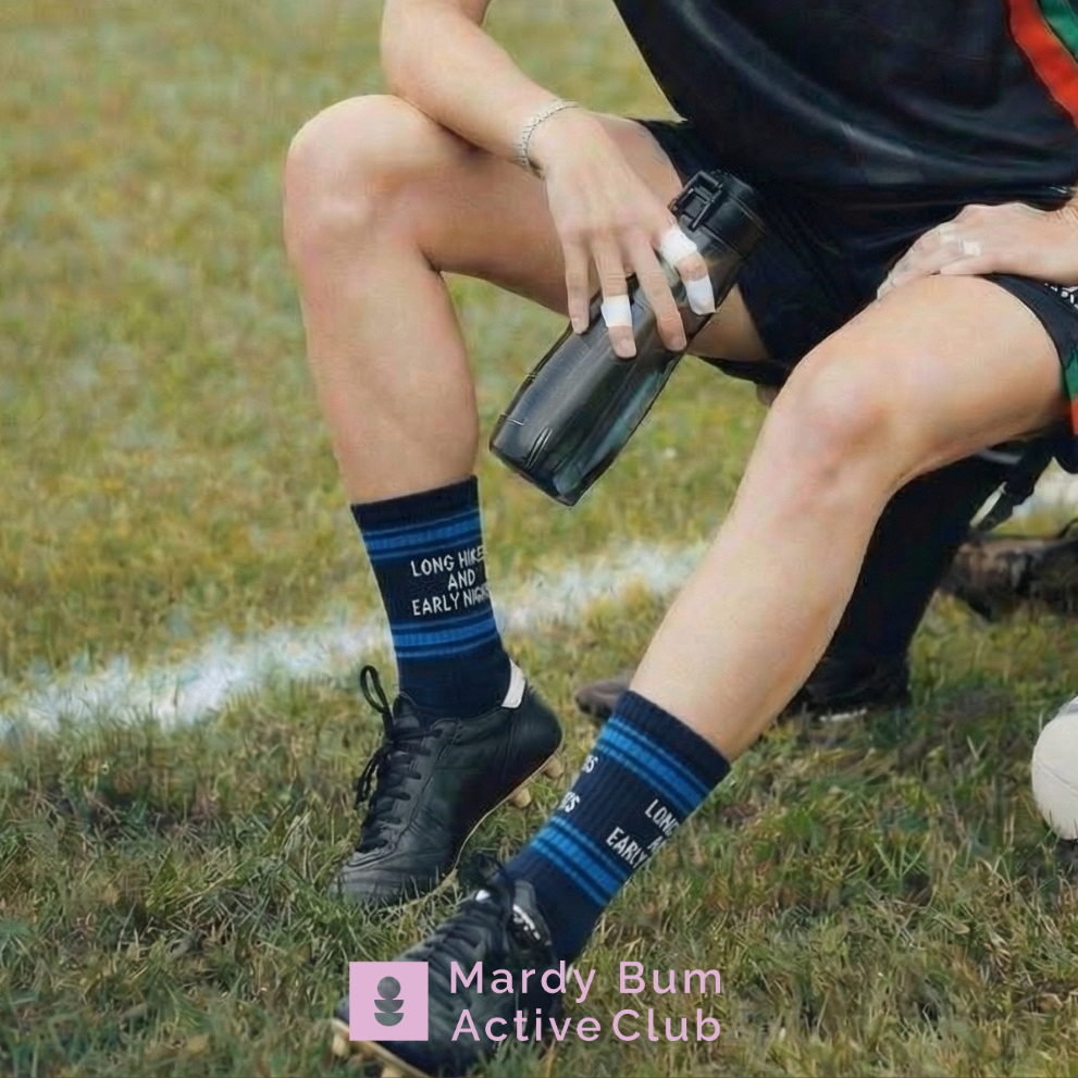 Long Hikes and Early Nights Sports Socks