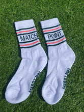 Load image into Gallery viewer, MBAC “Match Point” slogan sports socks
