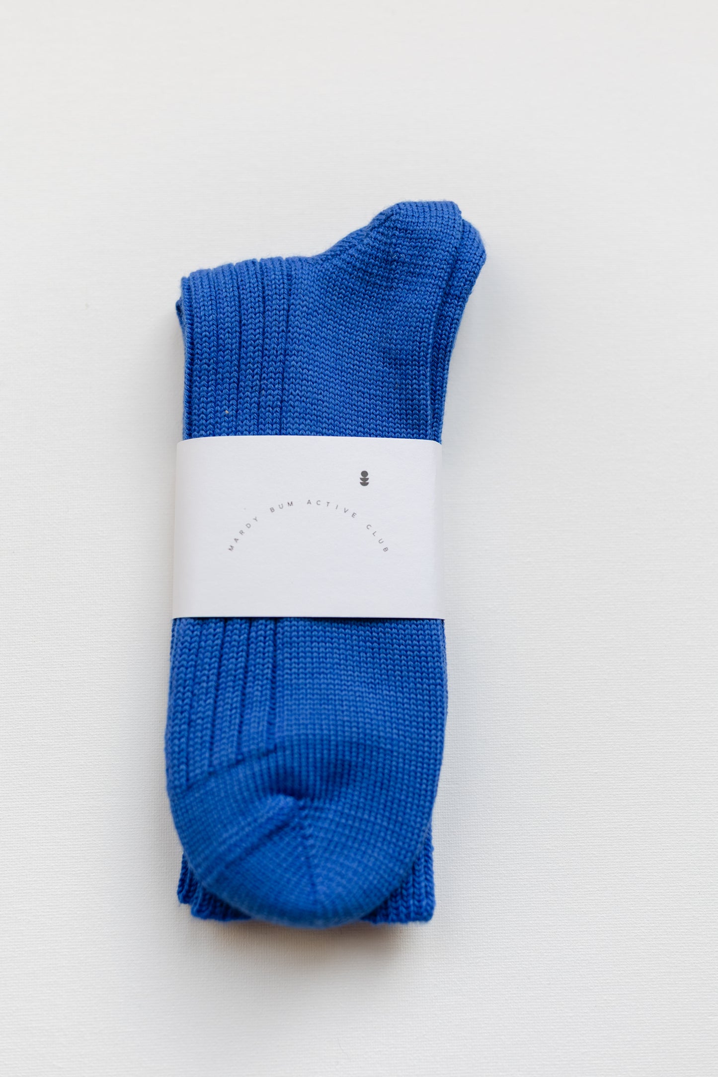 Blue Soft Wool Socks