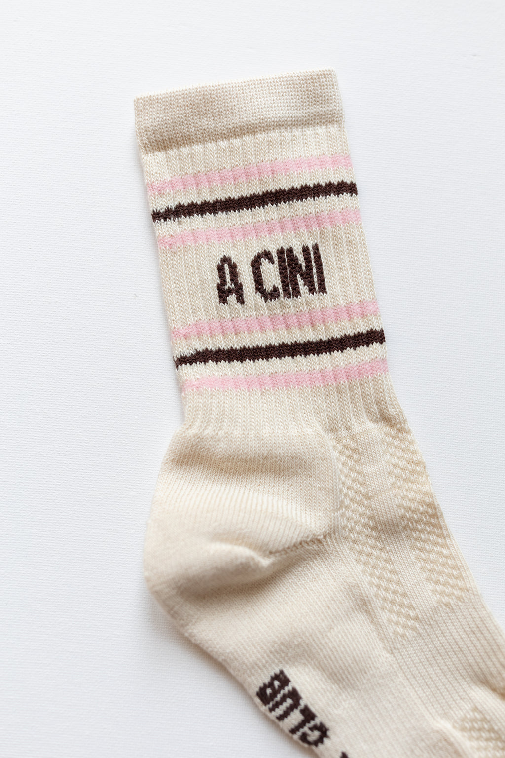 "Will Run For a Cini Bun" MBAC sports socks
