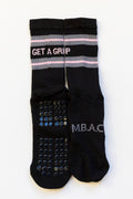 "Get a Grip" Grippy socks Black, Pink, Grey