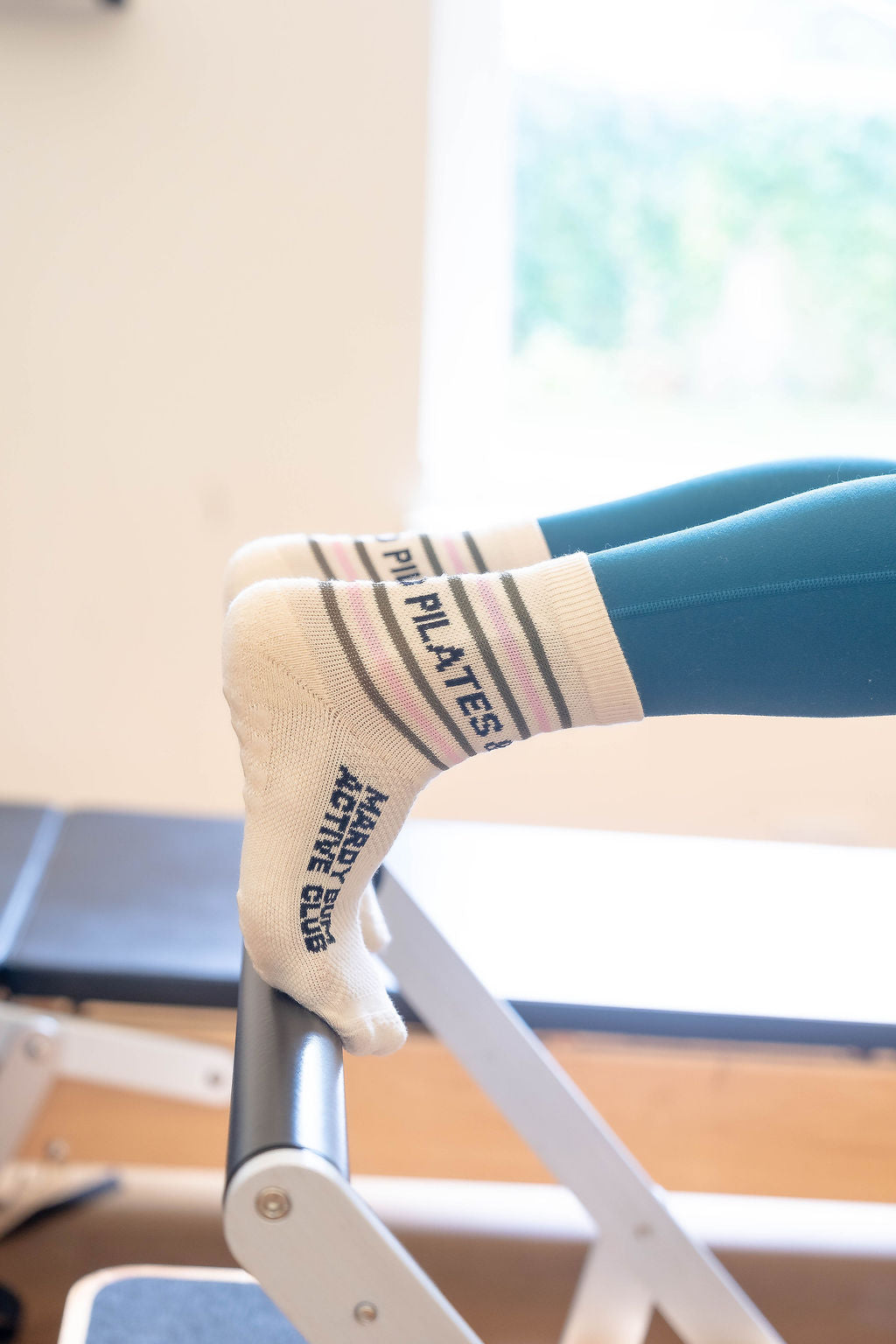 Grippy Pilates and Prosecco socks