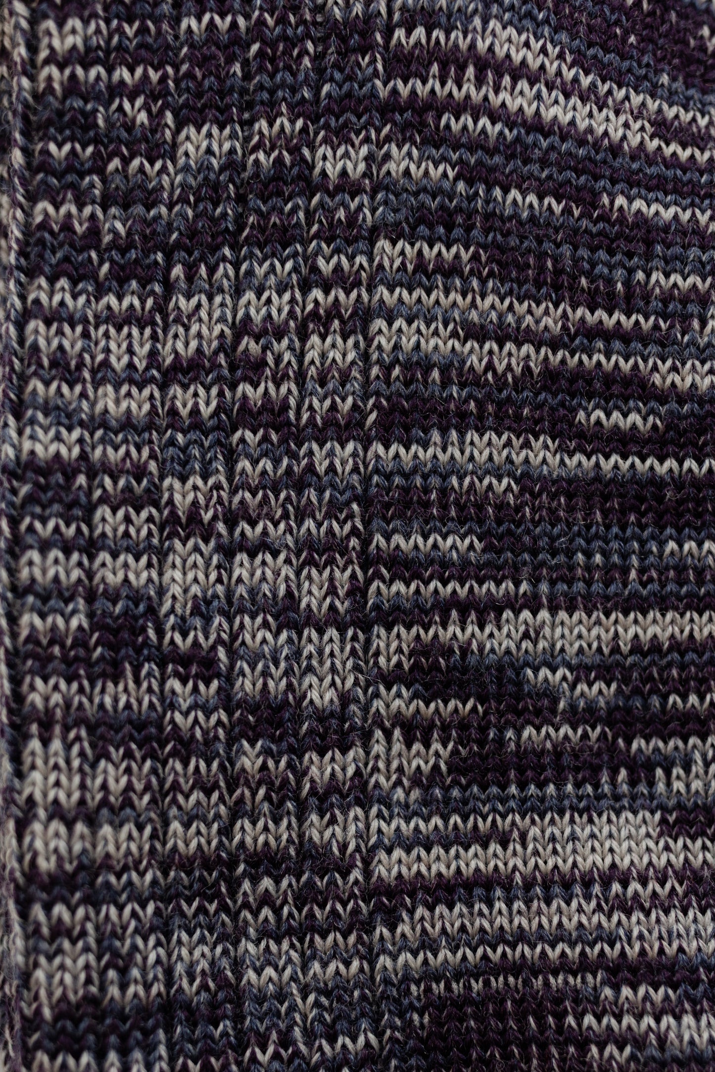 Purple Marl Soft Wool Socks