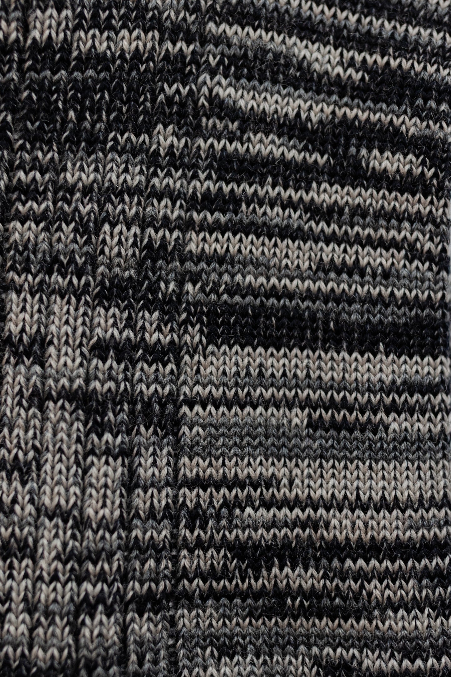 Black Marl Soft Wool Socks