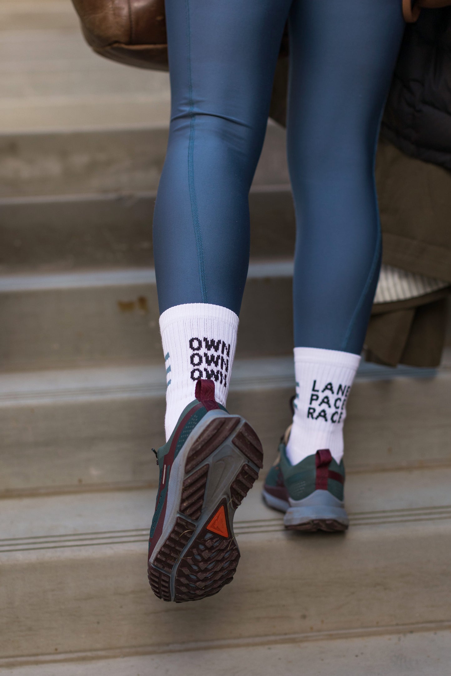 Special Edition Sports Socks "Own Lane Own Pace Own Race"