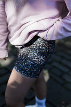 Load image into Gallery viewer, Black Terrazzo High Waisted Shorts
