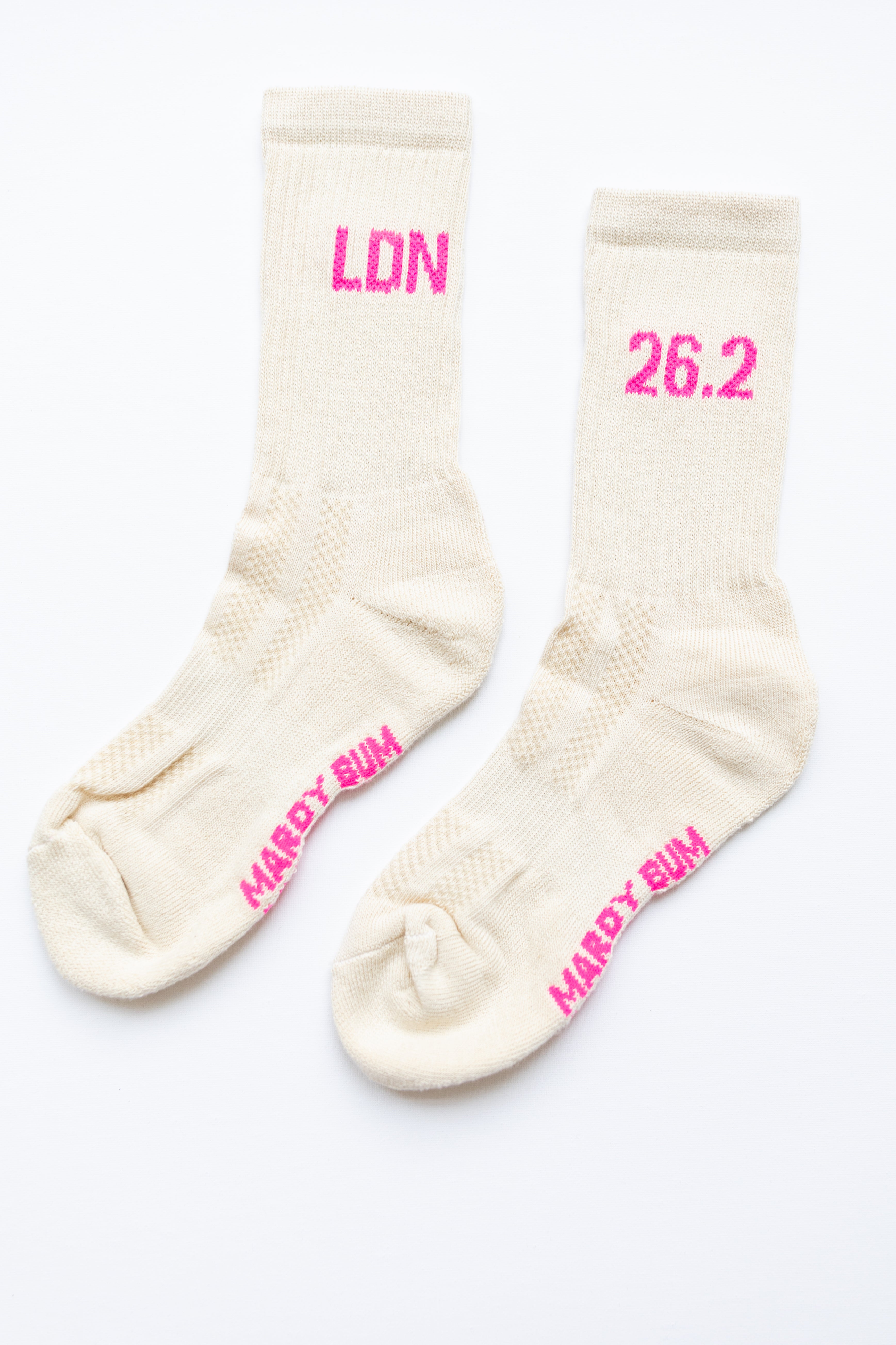 LDN 26.2 Sports Socks Pink