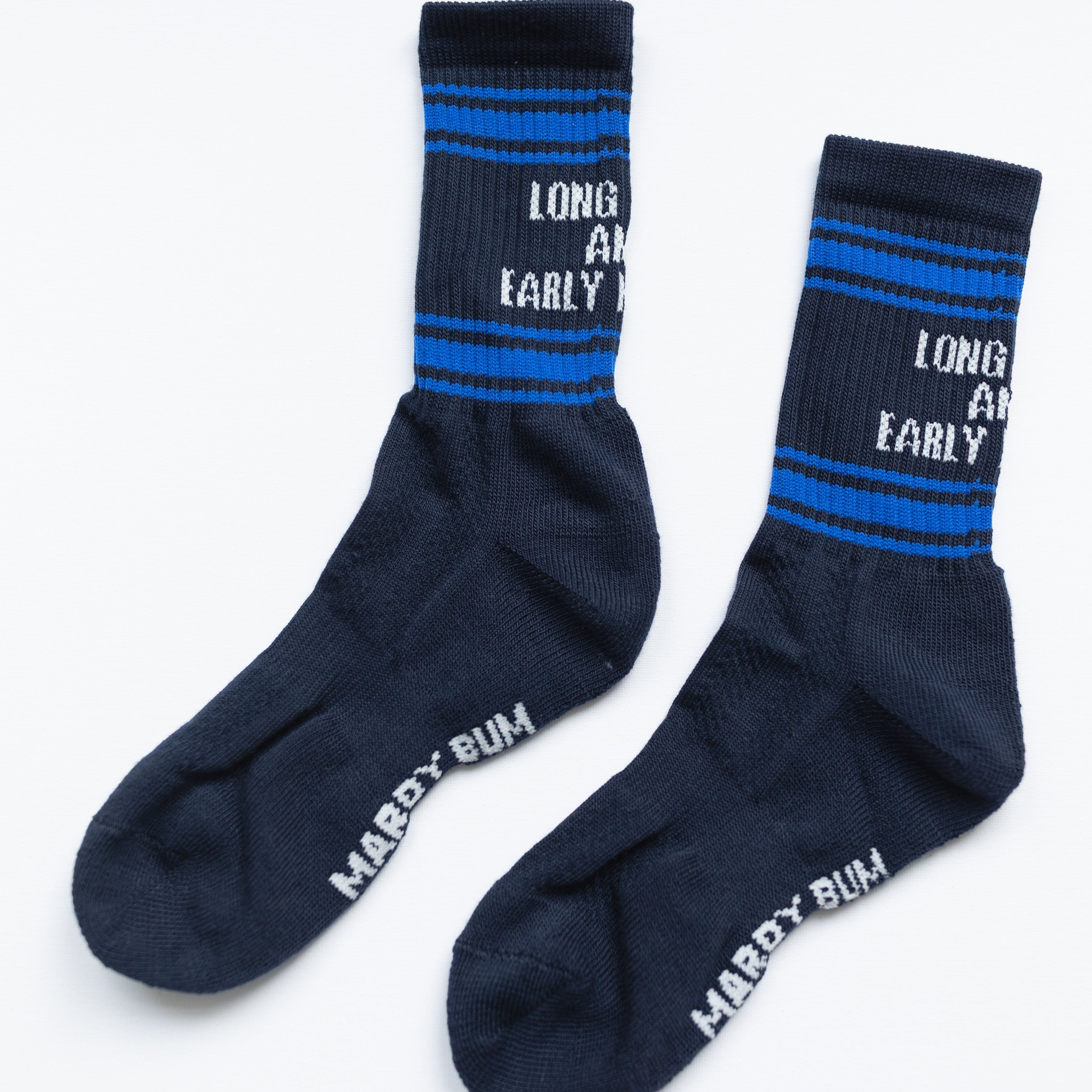 Long Hikes and Early Nights Sports Socks