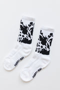 Cow Pattern Sports Socks