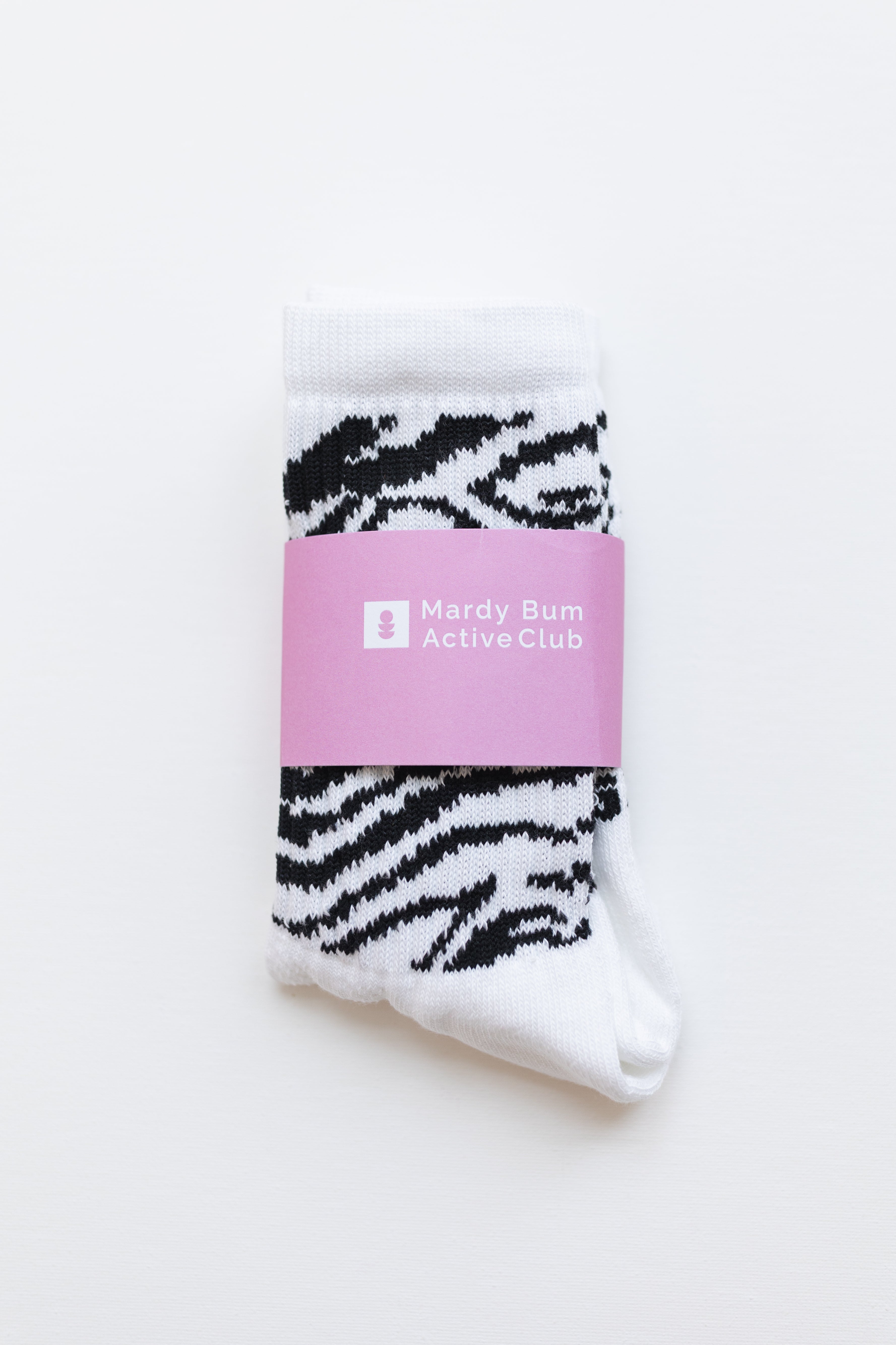 Black and White Tiger Sports Socks