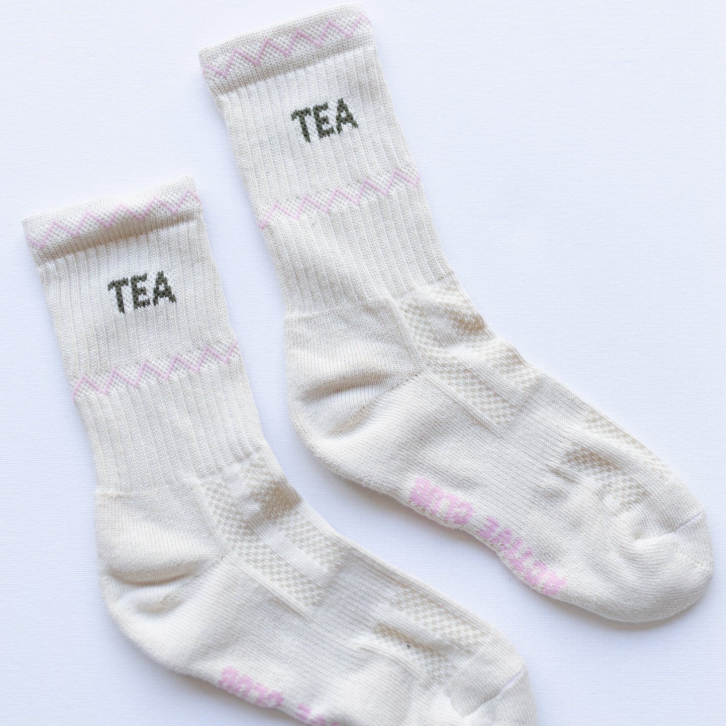 Tea First: Slogan Sports Socks