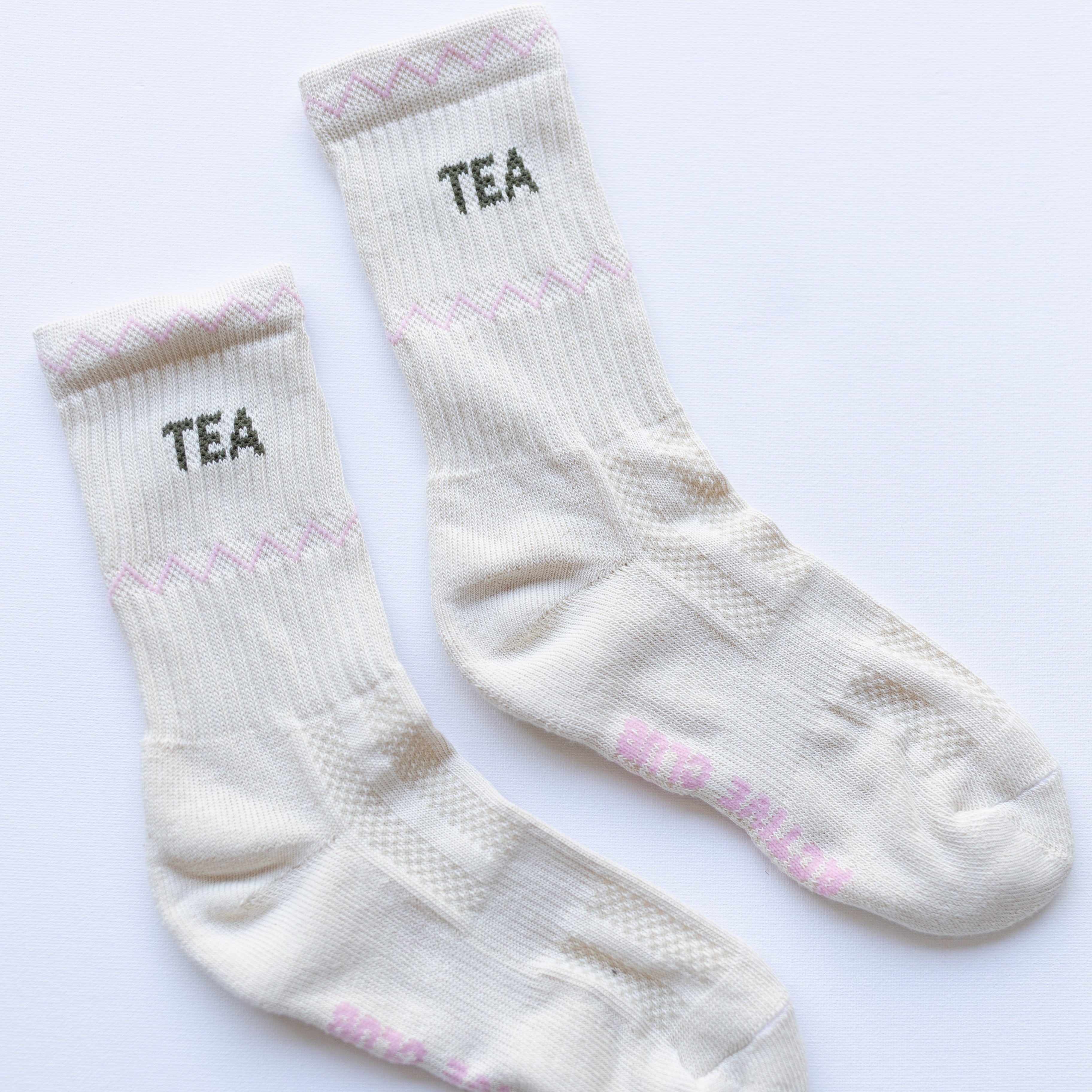 Tea First: Slogan Sports Socks