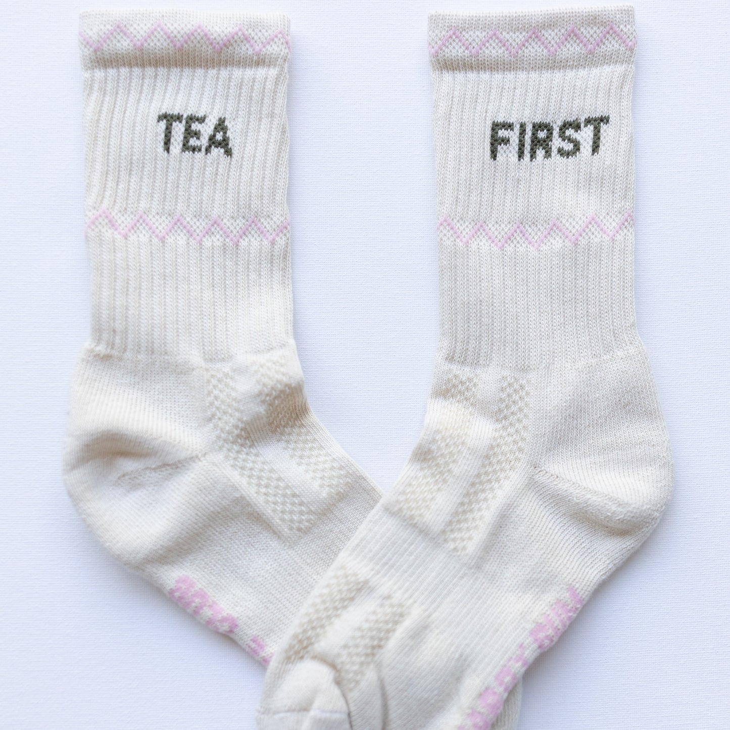 Tea First: Slogan Sports Socks