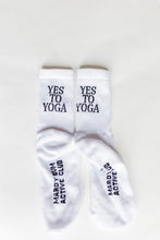 Load image into Gallery viewer, MBAC “YES TO YOGA” slogan sports socks
