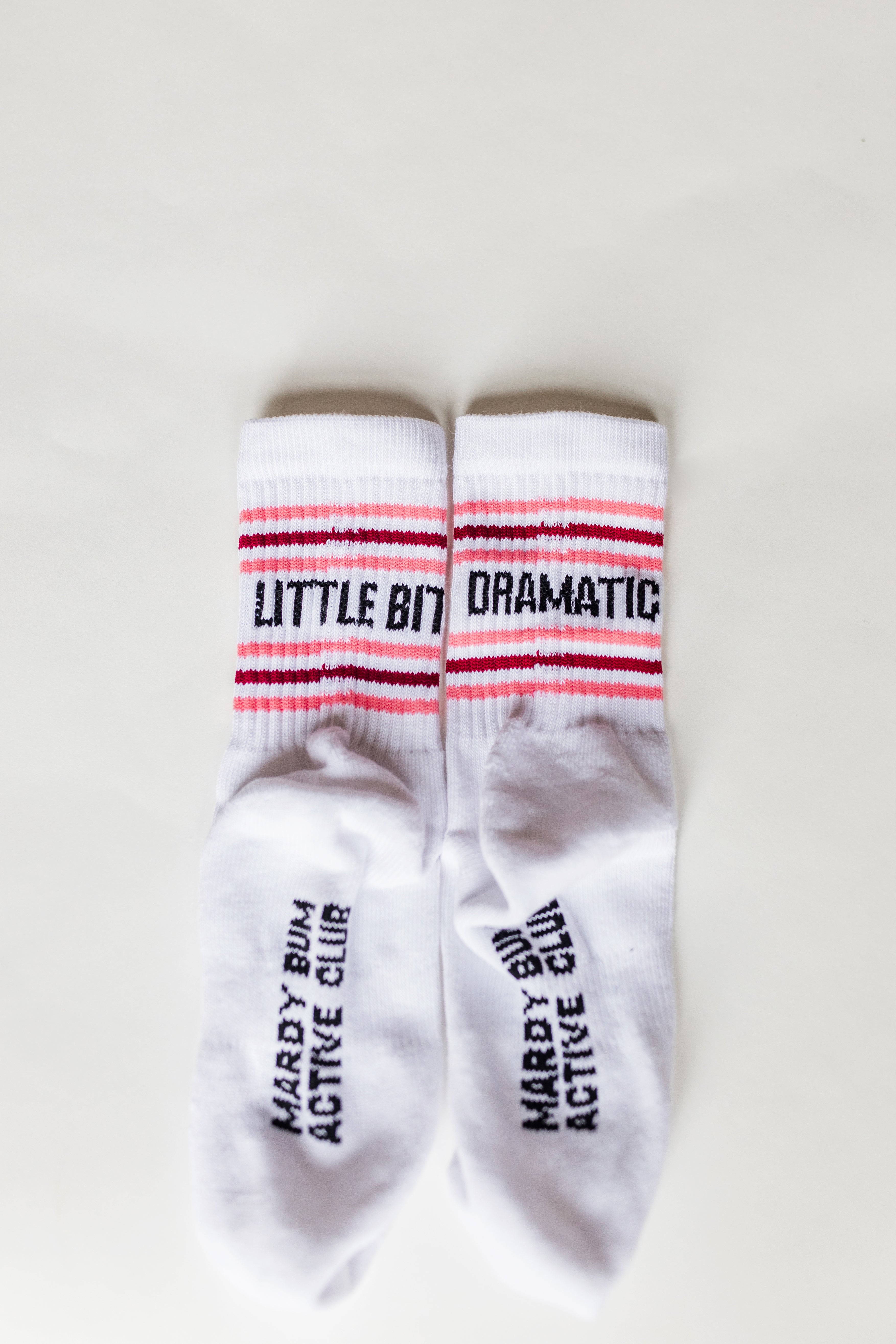 Little Bit Dramatic: Slogan Sports Socks