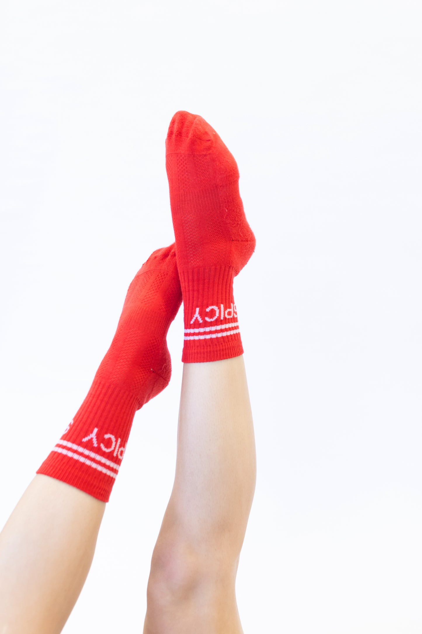 MBAC “SPICY” slogan sports socks