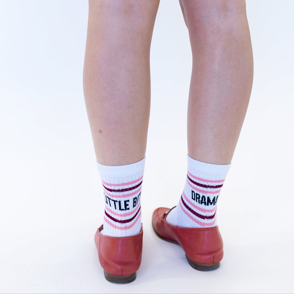Little Bit Dramatic: Slogan Sports Socks