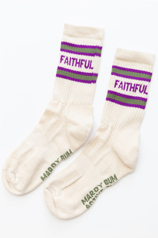 Faithful: Slogan Sports Socks
