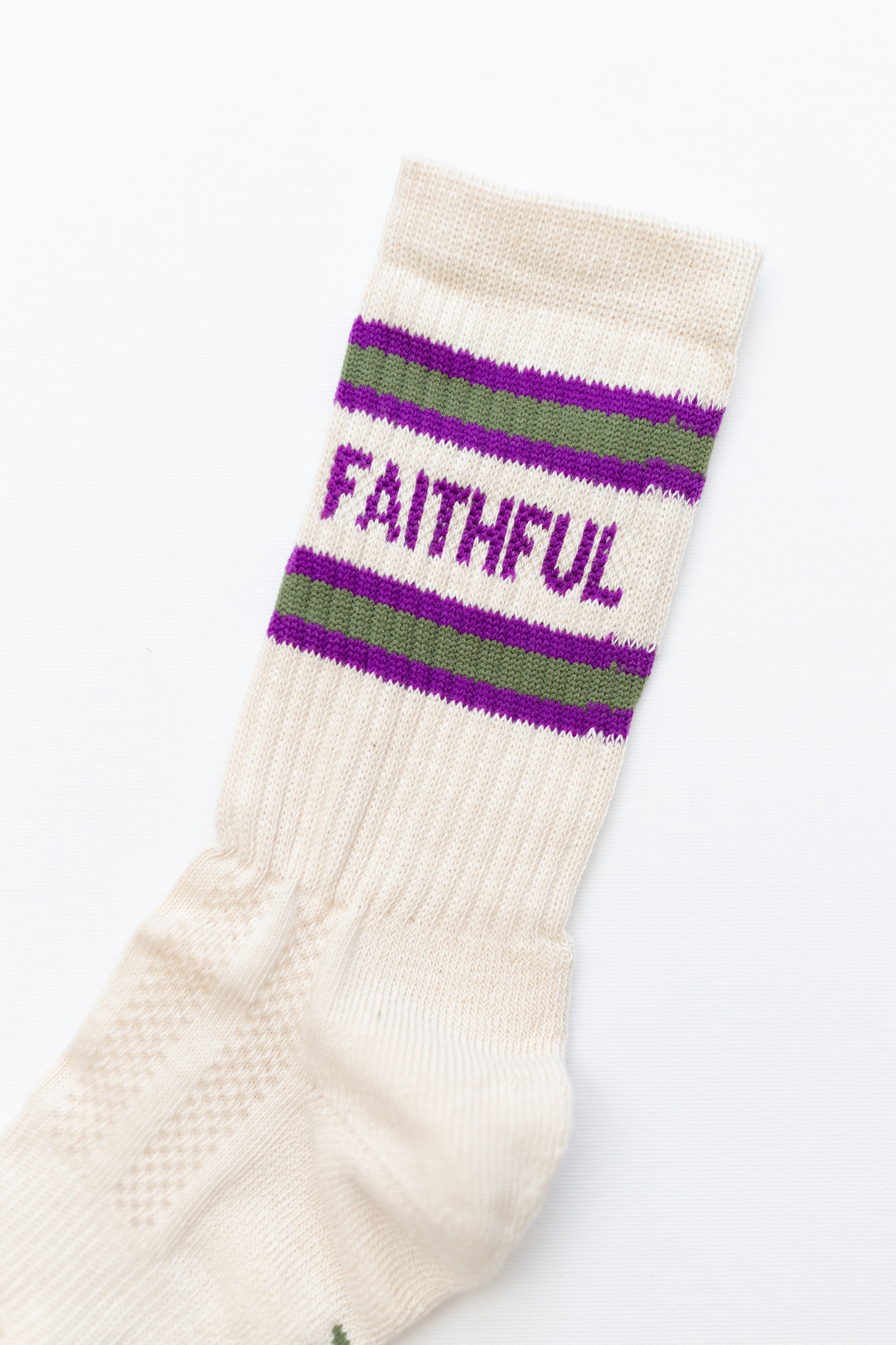 Faithful Slogan Sports Socks