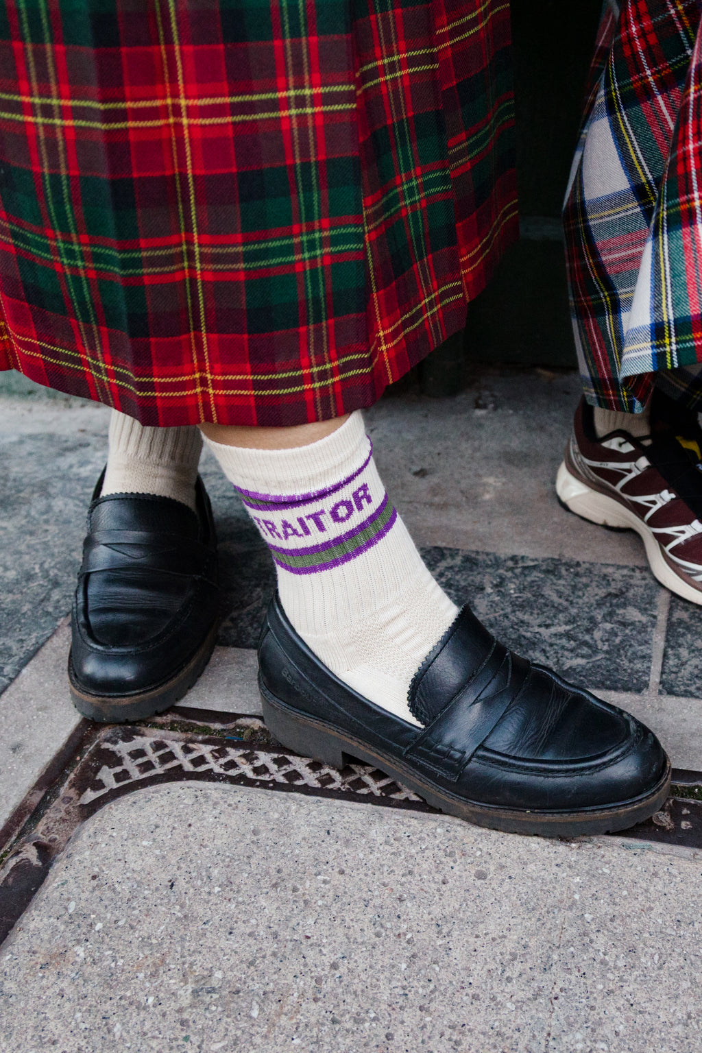 Traitor Slogan Sports Socks