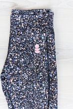 Load image into Gallery viewer, Elevate Black Terrazzo Leggings
