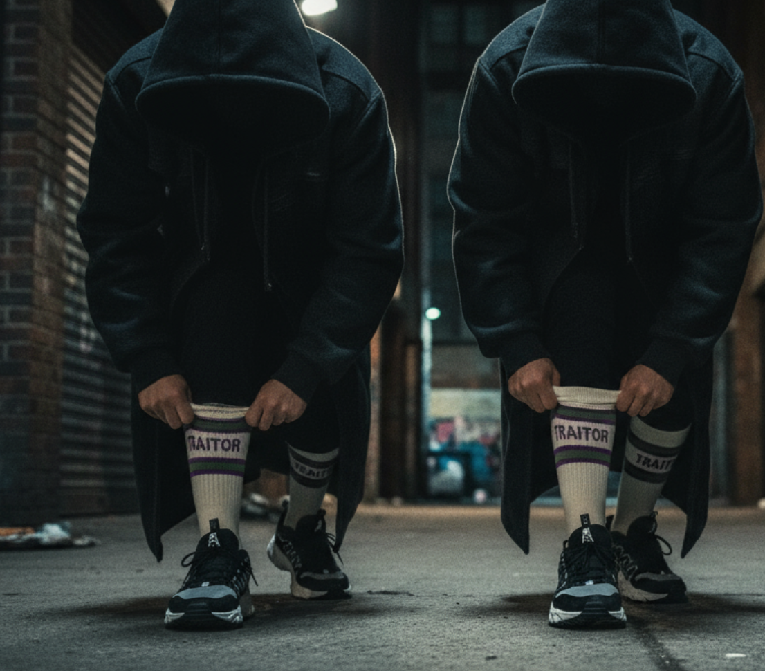 Traitor: Slogan Sports Socks