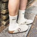 Tea First: Slogan Sports Socks