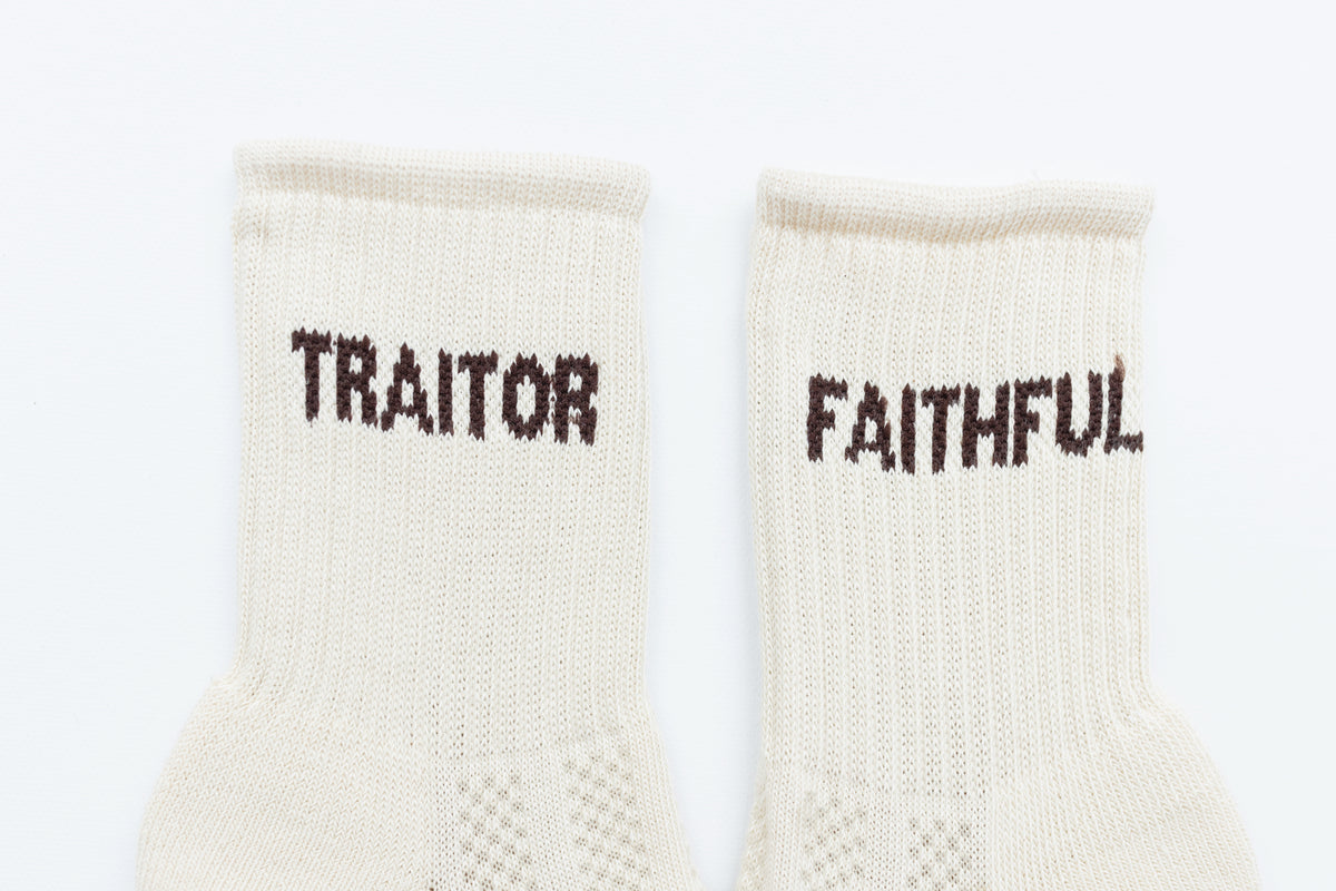 NEW Traitor Faithful Socks