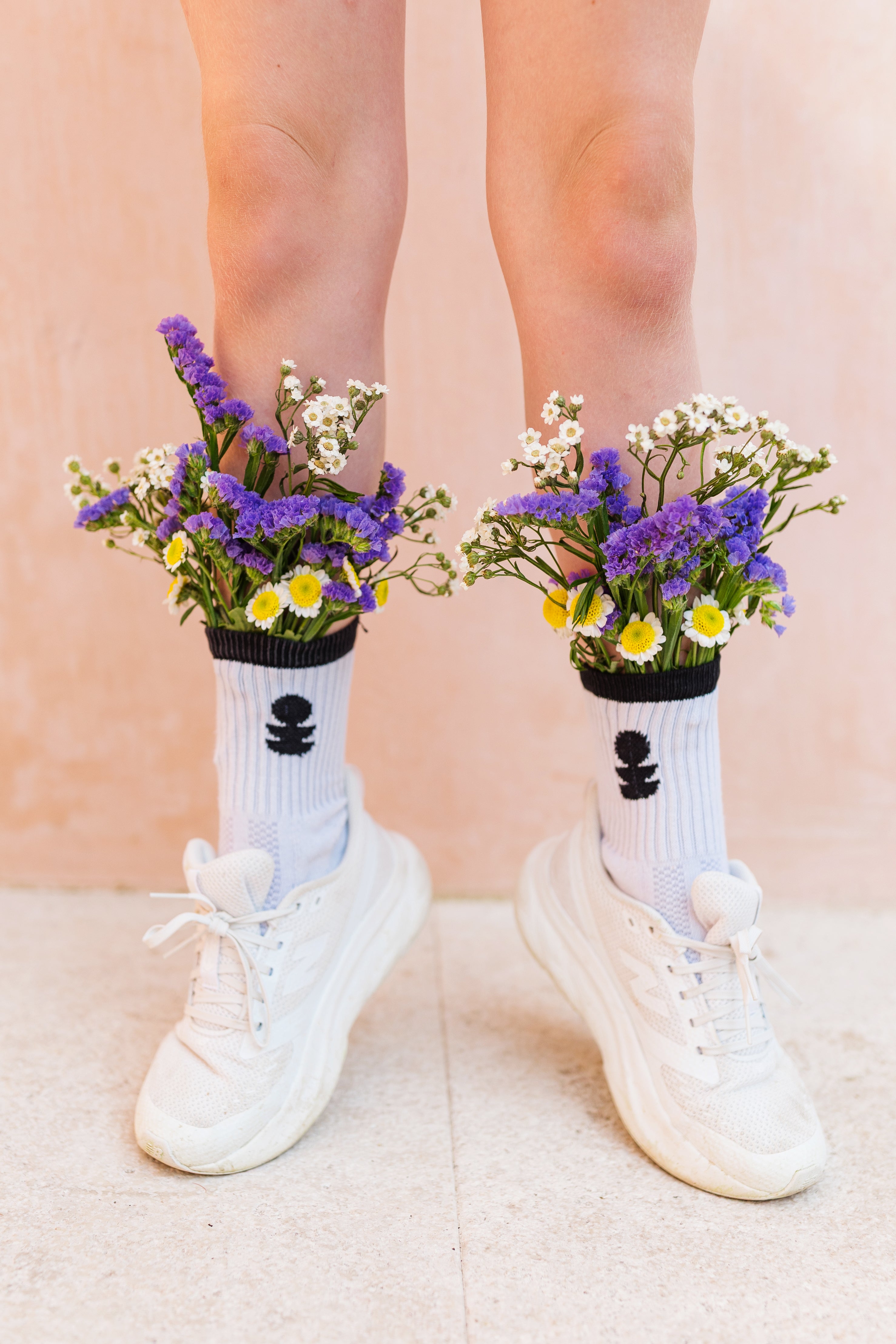 MBAC Logo White and Black Sports Socks