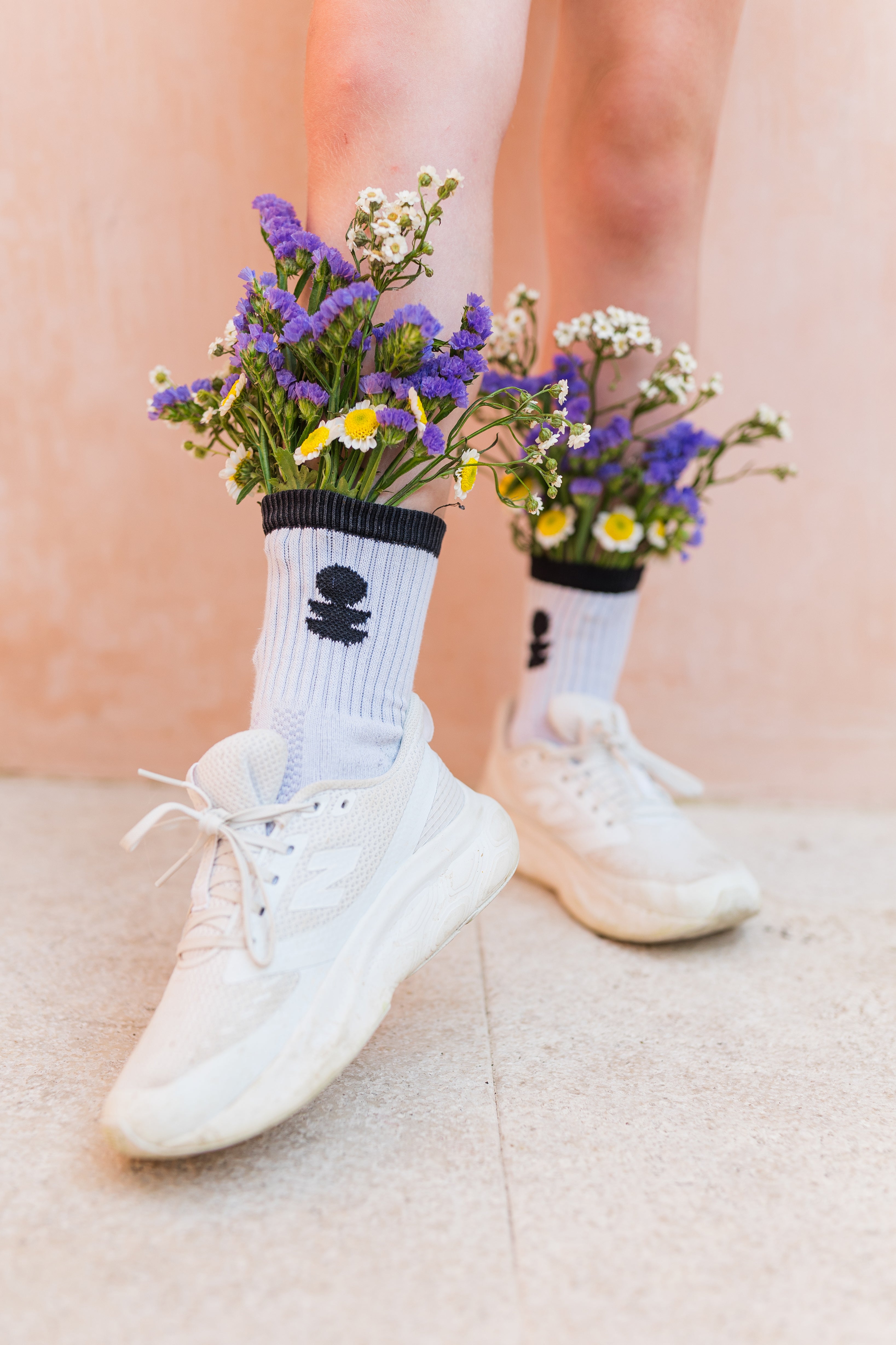 MBAC Logo White and Black Sports Socks