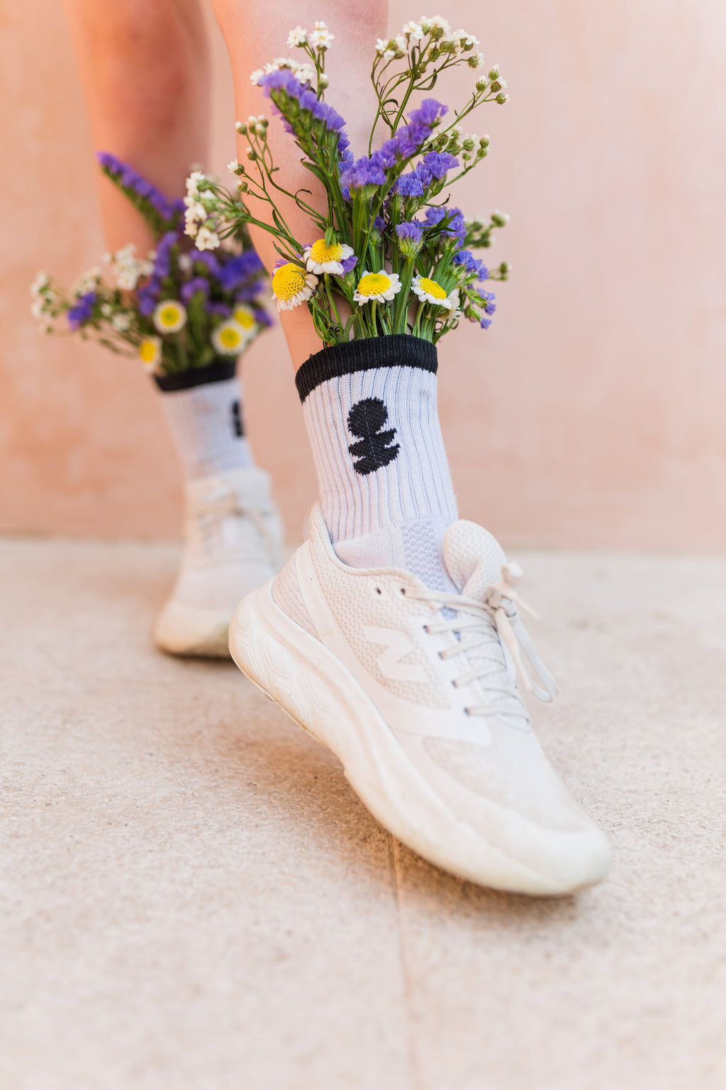 MBAC Logo White and Black Sports Socks