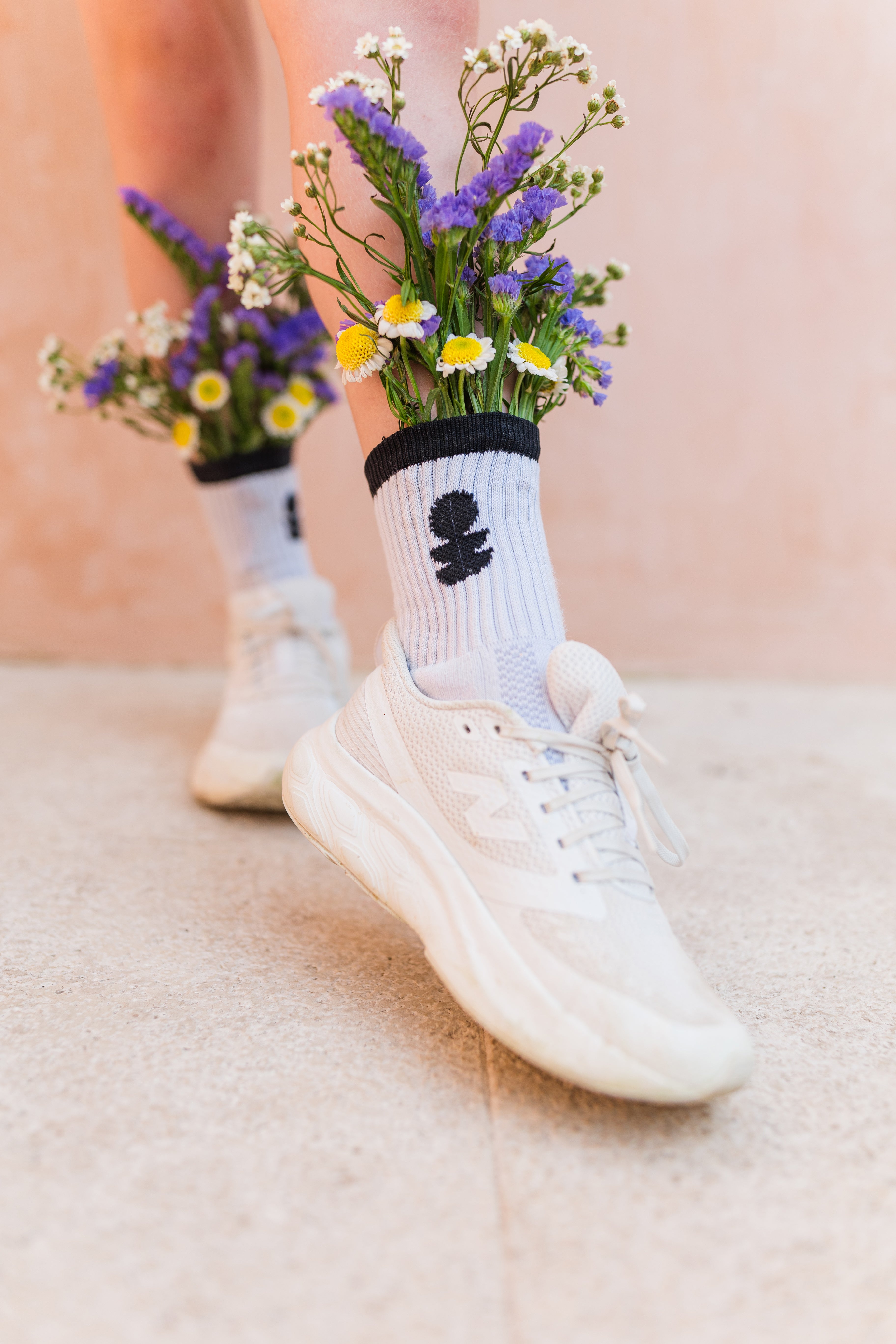 MBAC Logo White and Black Sports Socks