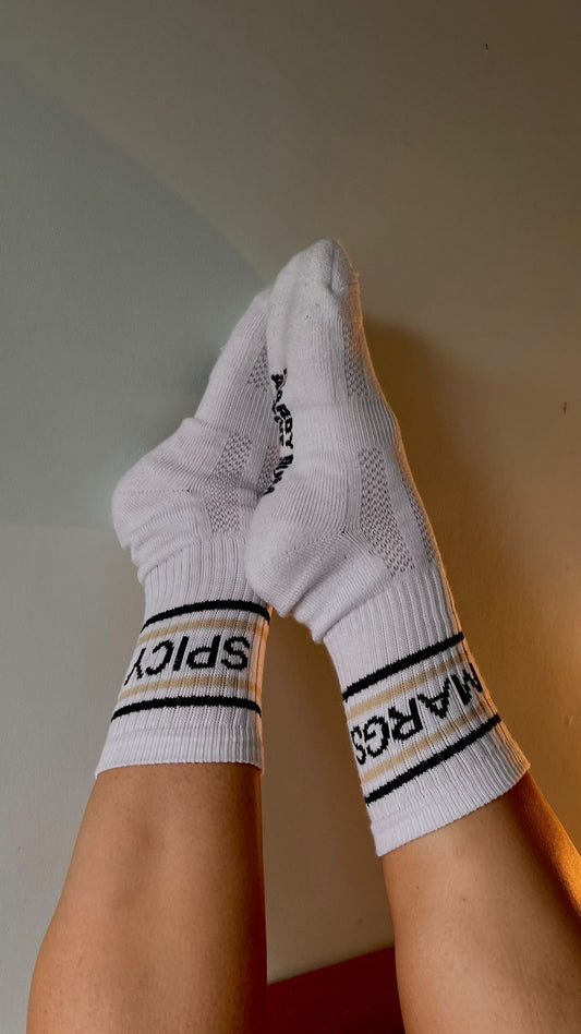 SECOND STORIES X Mardy Bum Active Club "Spicy Margs" Sports Socks