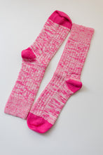 Load image into Gallery viewer, Pink Marl Hiking Sock
