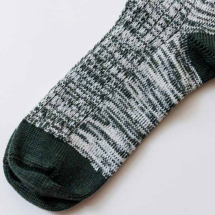 Green Marl Hiking Sock