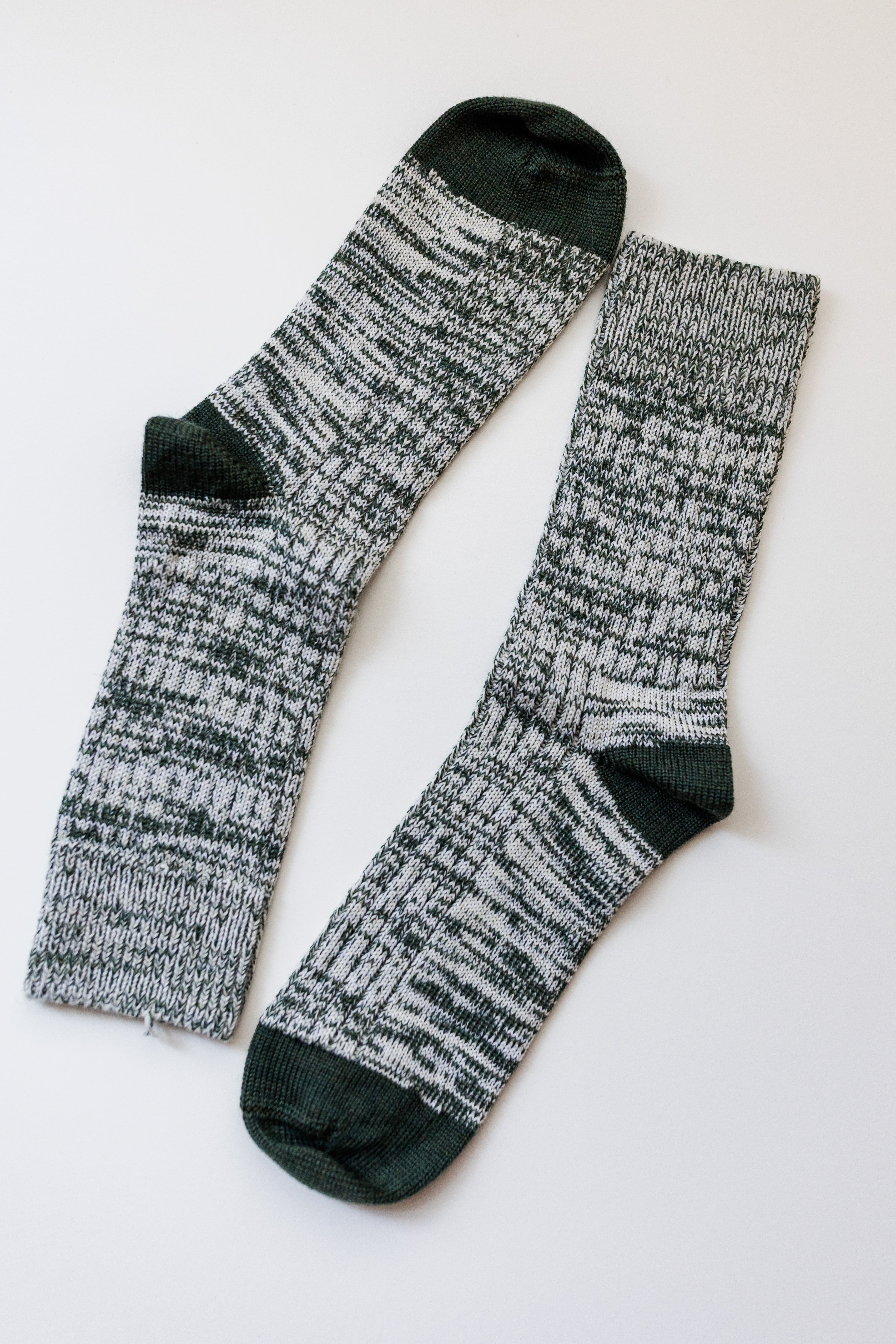 Green Marl Hiking Sock