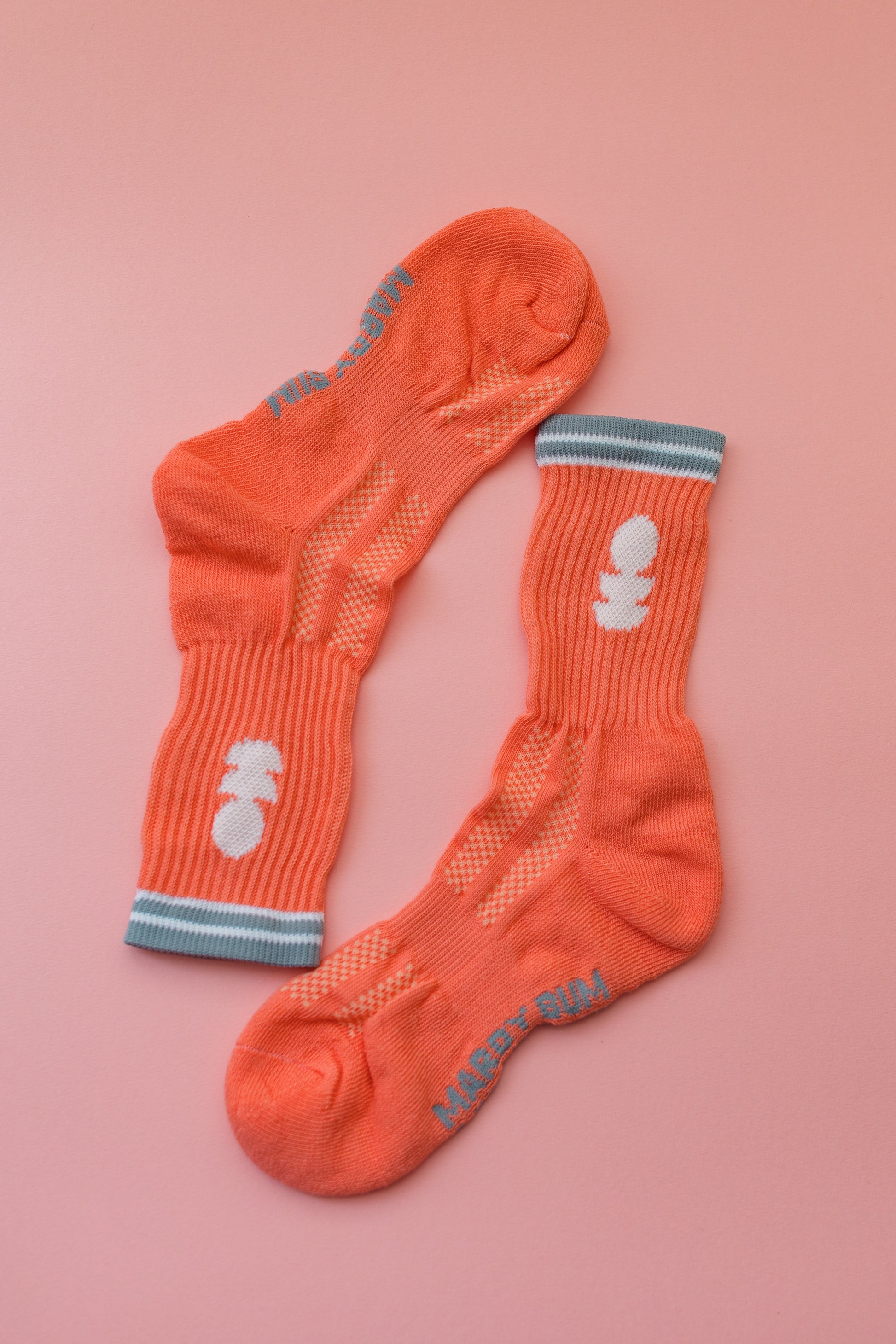 Coral Sports Socks
