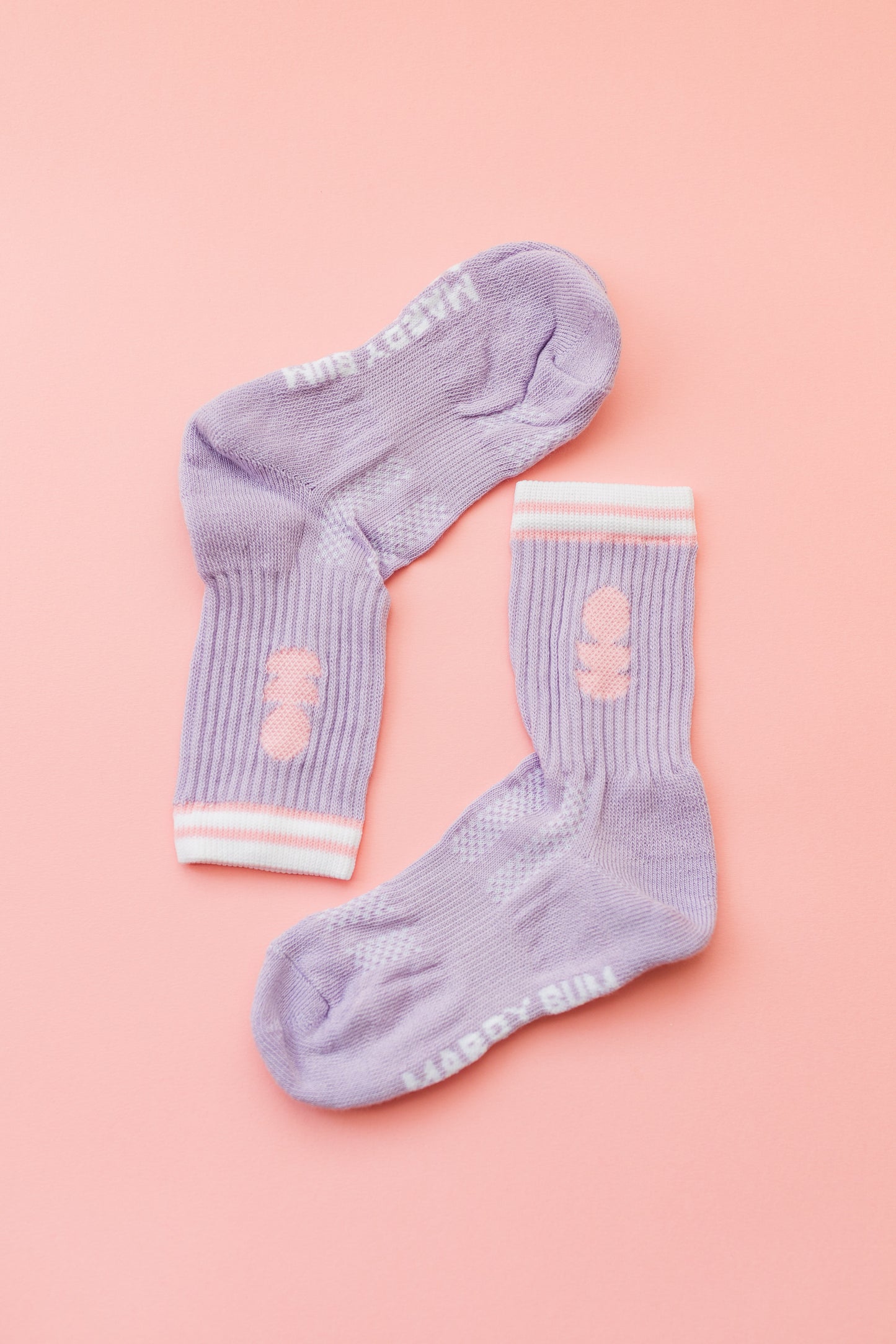 Lilac and Pink Sports Socks
